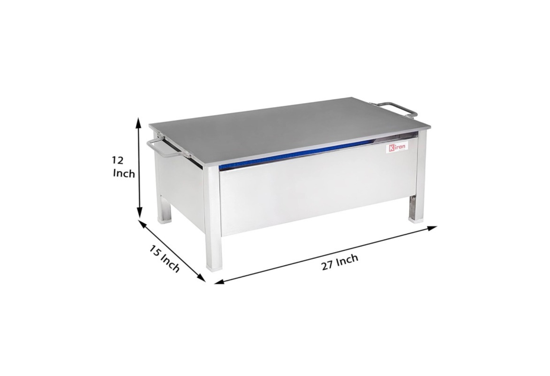 Premium Commercial Gas Range Oven - Front View